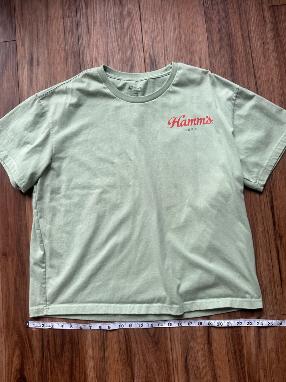 Hamm's Mint Green Short Sleeve Logo Tee